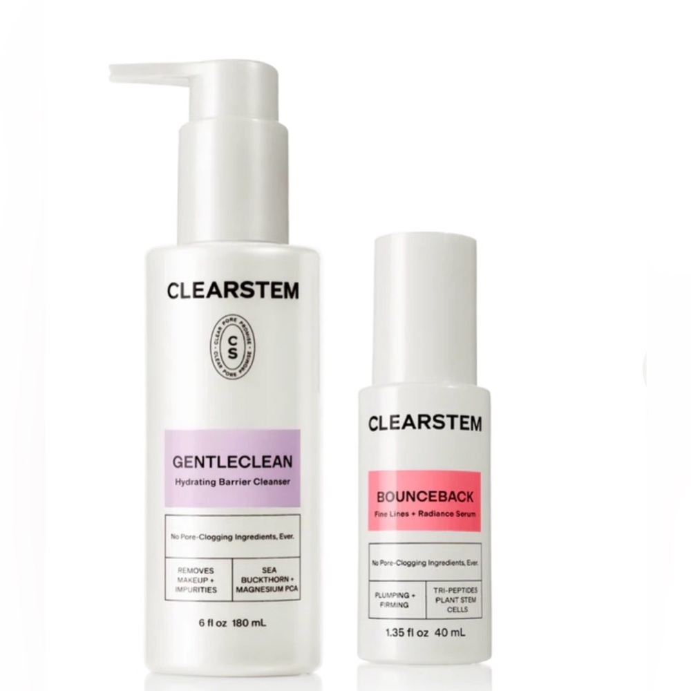CLEARSTEM Skin Perfecting Duo
Fine Line Essentials set ($136 value set)